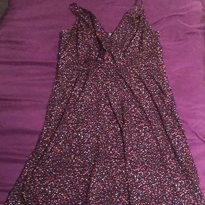 Gap Purple Polka Dot Dress